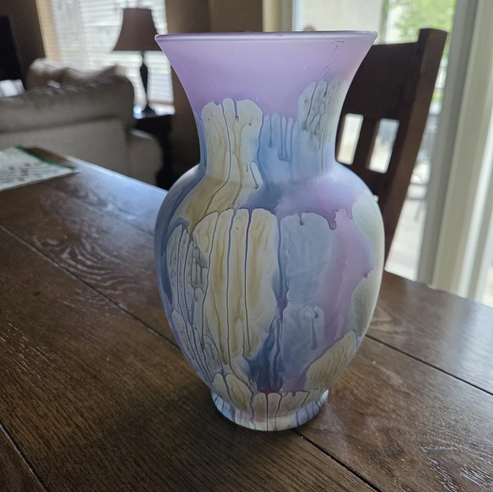 Vintage 80s Rueven Art Glass 9
